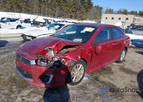 2016 Mitsubishi Lancer Es из США, поврежденный, VIN JA32U2FU3GU007206